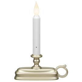 Xodus Innovations FPC1325P Candle, C Alkaline Battery, LED Bulb, Pewter Holder
