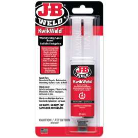 J-B WELD 50176F Epoxy Adhesive, Dark Gray, Solid, 25 mL Tube