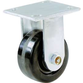 Shepherd Hardware 9775 Rigid Caster, 6 in Dia Wheel, Phenolic Wheel, 840 lb