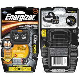 Energizer HCHDM32E Headlight, AAA Battery, Alkaline Battery, LED Lamp, 200 Lumens, 60 m Beam Distance, 3.5 hr Run Time