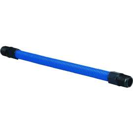 Orbit Multi-Flex 37320 Riser, 1/2 in Connection, 12 in L, MNPT, Polyethylene, Blue