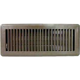 ProSource FR01-4X12B Floor Register, Steel, Brown