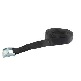 Erickson 02700 Lashing Strap, 1 in W, 13 ft L, Polyester, Black