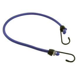 Erickson 06624 Bungee Cord, 8 mm Dia, 24 in L, Assorted, Hook End
