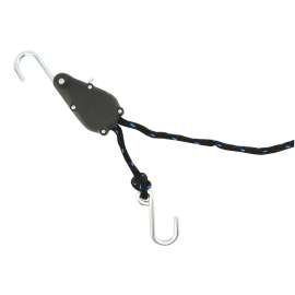 Erickson 01801 Tite Rope, 3/8 in W, 8 ft L, Polypropylene, Black, 250 lb Working Load