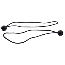 Erickson 06653 Bungee Ball, 1/8 in Dia, 12 in L, Black