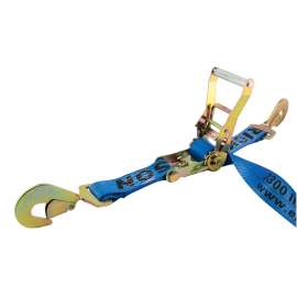 Erickson 58504 Car Tie-Down, 2 in W, 7 ft L, Yellow, 10,000 lb