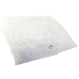 Erickson 57061 Economy-Grade Tarp, 10 ft L, 8 ft W, Poly, Clear White