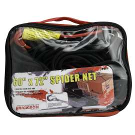 Erickson 01018 Cargo Net, 72 in L, 60 in W, Rubber, Black/Red