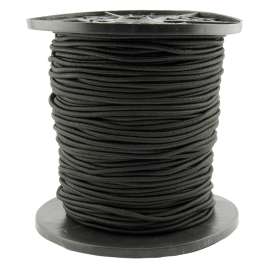 Erickson 05292 Bungey Cord, 5/16 in Dia, 250 ft L, Rubber, Black