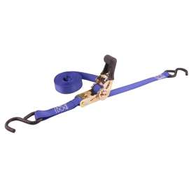 Erickson 34400 Tie-Down Strap, 1 in W, 15 ft L, Rubber, Blue, 400 lb Working Load