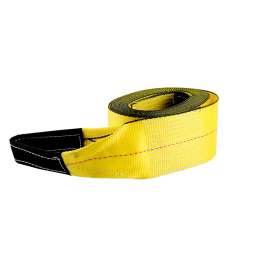 Erickson 59705 Tow Strap, 20,000 lb, 4 in W, 30 ft L, Loop End, Nylon/Polyester, Yellow