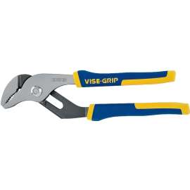IRWIN 2078506 Groove Joint Plier, 6 in OAL, 1 in Jaw Opening, Blue/Yellow Handle, Cushion-Grip Handle