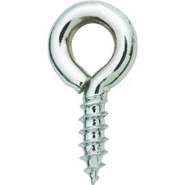HILLMAN 50705 Screw Eye, 3/4 in L Thread, 2-1/2 in OAL, Steel, Zinc