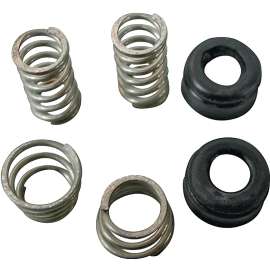 ProSource Seat and Spring Kits, Stainless Steel/Rubber, Silver, Black, 6-Piece
