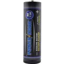 PowerZone LR6-4P-DB Battery, 1.5 V Battery, AA Battery, Alkaline, Manganese Dioxide, Potassium Hydroxide and Zinc