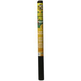 TWD WeedPro WP50NH Landscape Fabric, 50 ft L, 3 ft W, Polypropylene, Black