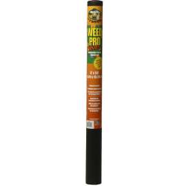 TWD WeedPro Plus +WDWPP50NH Landscape Fabric, 50 ft L, 3 ft W, Polypropylene, Black