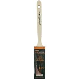 Linzer WC 2164-1.5 Paint Brush, 1-1/2 in W, 2-1/4 in L Bristle, Polyester Bristle, Sash Handle