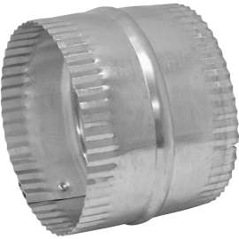 Lambro 246 Duct Connector, 6 in Union, Steel