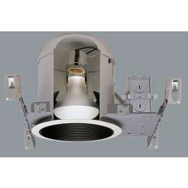 Halo H7T Recessed Housing, 6 in Dia Recessed Can, Steel, White