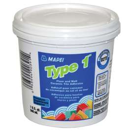 MAPEI 1040010 Tile Adhesive, Liquid, White, 946 mL