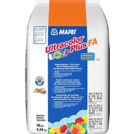MAPEI Ultracolor Plus FA 6BU004705 Floor Grout, Powder, Characteristic, Charcoal, 10 lb Bag