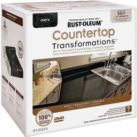 RUST-OLEUM Transformations 258284 Countertop Transformations Kit, Liquid, Mild, Onyx