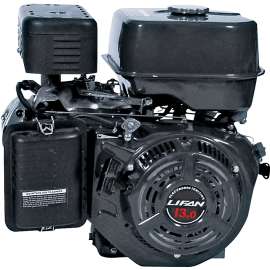 LIFAN LF188FB Overhead Valve Engine, Octane Gas, 389 cc Engine Displacement, 4-Stroke OHV Engine, 17 ft-lb