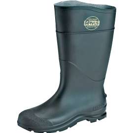 Servus 18821-12 Non-Insulated Knee Boots, 12, Black, PVC Upper, Insulated: No