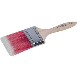Linzer WC 1160-1.5 Paint Brush, 1-1/2 in W, 2-1/4 in L Bristle, Polyester Bristle, Beaver Tail Handle