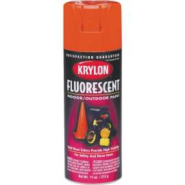 Krylon K03105007 Fluorescent Paint, Gloss, Cerise, 11 oz, Can