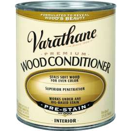 VARATHANE 211775H Premium Wood Conditioner, Clear, Liquid, 1 qt, Can