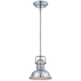 Westinghouse 63085A Mini Pendant Light, 120 V, 1-Lamp, LED Lamp, 800 Lumens Lumens, 3000 K Color Temp, Metal Fixture