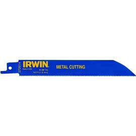 IRWIN 372614 Reciprocating Saw Blade, 2 in W, 6 in L, 14 TPI, Bi-Metal Cutting Edge