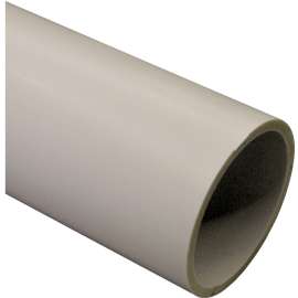 JM Eagle 29751 Pipe, 3 in, 20 ft L, Solvent Weld, SCH 40 Schedule, PVC, White