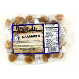 Family Choice 1138 Candy, Caramel Flavor, 8 oz
