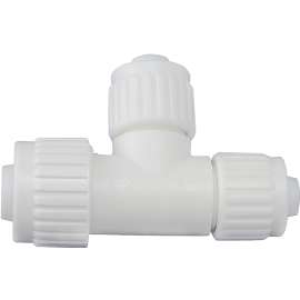 Flair-It 16824 Reducing Tube Tee, 3/4 x 1/2 x 1/2 in