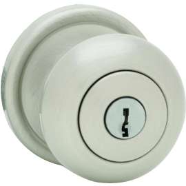 Kwikset Signature Series 740H15SMTRCAL/RCS Keyed Entry Knob, Zinc, Satin Nickel