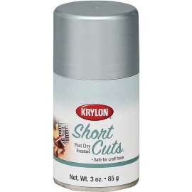 Krylon KSCS032 Aerosol Paint, High-Gloss, Chrome, 3 oz, Can