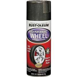 RUST-OLEUM AUTOMOTIVE 248930 Wheel Coating, Graphite, 11 oz, Aerosol Can