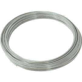 HILLMAN 50141 Utility Wire, 100 ft L, 12 Gauge, Galvanized Steel