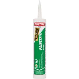 Loctite POLYSEAMSEAL 1511100 Painter's Caulk, White, 40 to 100 deg F, 10 fl-oz Cartridge
