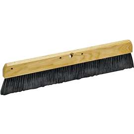Marshalltown 848 Concrete Broom, 48 in OAL, Polypropylene Bristle, Black Bristle, Hardwood Handle