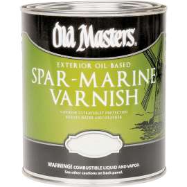 Old Masters 92301 Spar Marine Varnish, Satin, Liquid, 1 gal, Pail