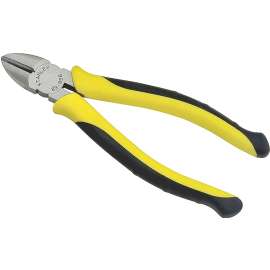 FATMAX 89-858 Diagonal Cutting Plier, 6 in OAL, 13/16 in Cutting Capacity, Black Handle, Slip-Resistant Handle