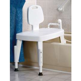 MEDLINE MDS86960R Composite Transfer Bench, Aluminum Frame