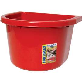 FORTEX-FORTIFLEX OF20R Pet Feeder, 20 qt Volume, Plastic, Red
