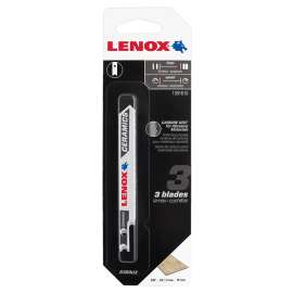 Lenox 1991610 Jig Saw Blade, 3/8 in W, 3-1/2 in L