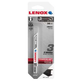 Lenox 1991563 Jig Saw Blade, 3/8 in W, 3-5/8 in L, 14 TPI